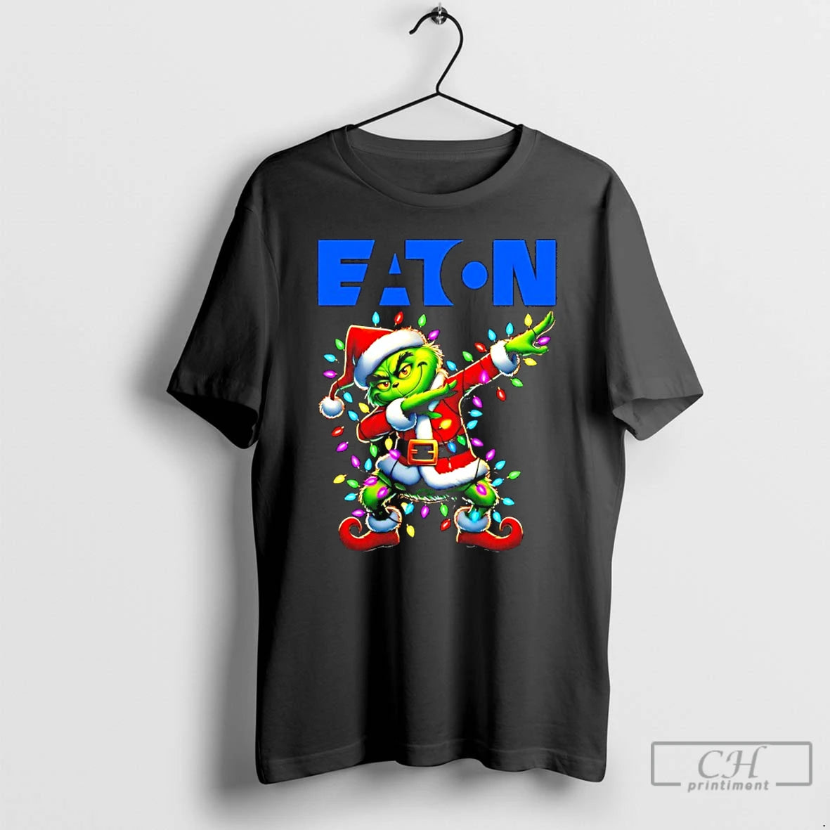 Classic Eaton X Grinch Dabbing Christmas 2025 T Shirts Hoodie, Sweatshirt | InkNestWear.com