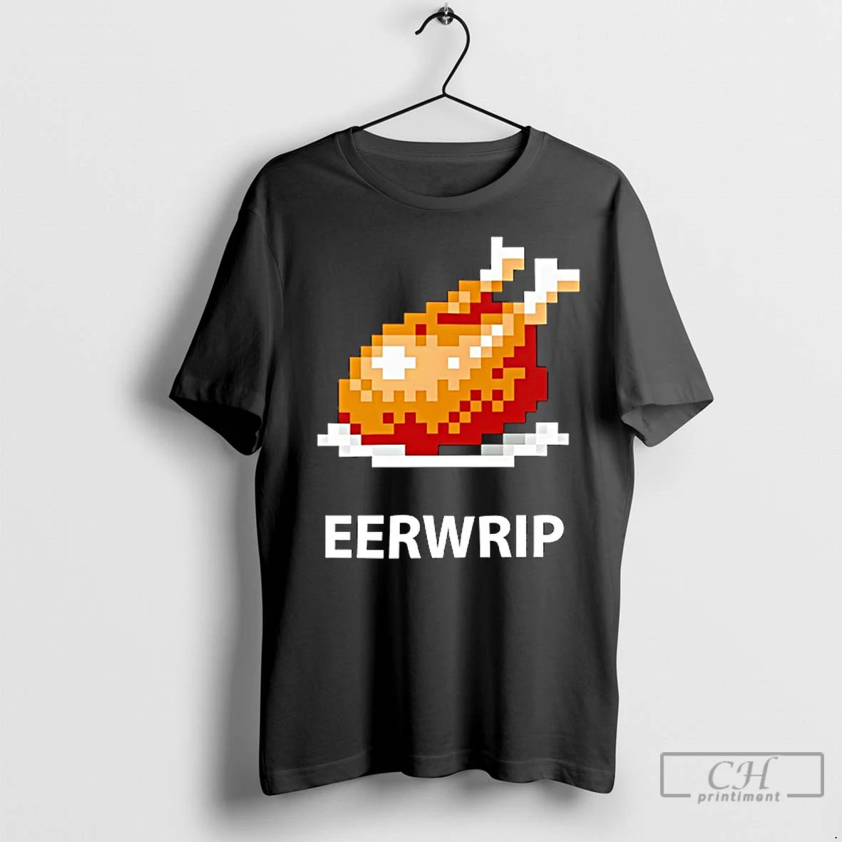 Classic Eerwrip Chicken Dinner Pixel T-Shirts, Hoodie, Sweatshirt | InkNestWear.com