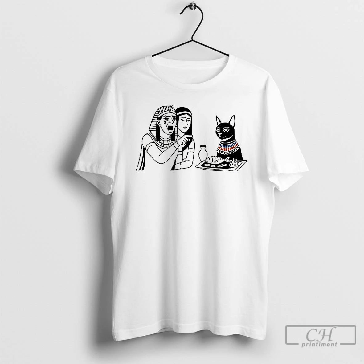 Classic Egyptian Woman Yelling At A Cat Goddess Bastet Meme T Shirts Hoodie, Sweatshirt | InkNestWear.com