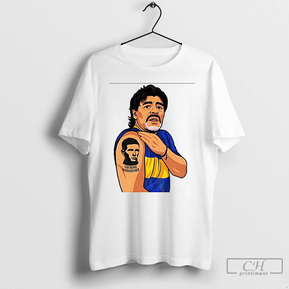 Classic Elliot Anderson Geordie Maradona Tattoo T Shirts Hoodie, Sweatshirt | InkNestWear.com