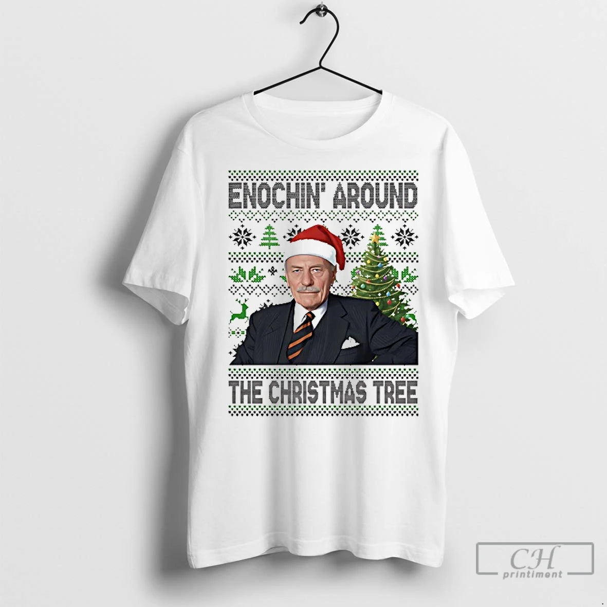 Classic Enoch Powell Enochin Around The Christmas Tree T-Shirts, Hoodie, Sweatshirt | InkNestWear.com