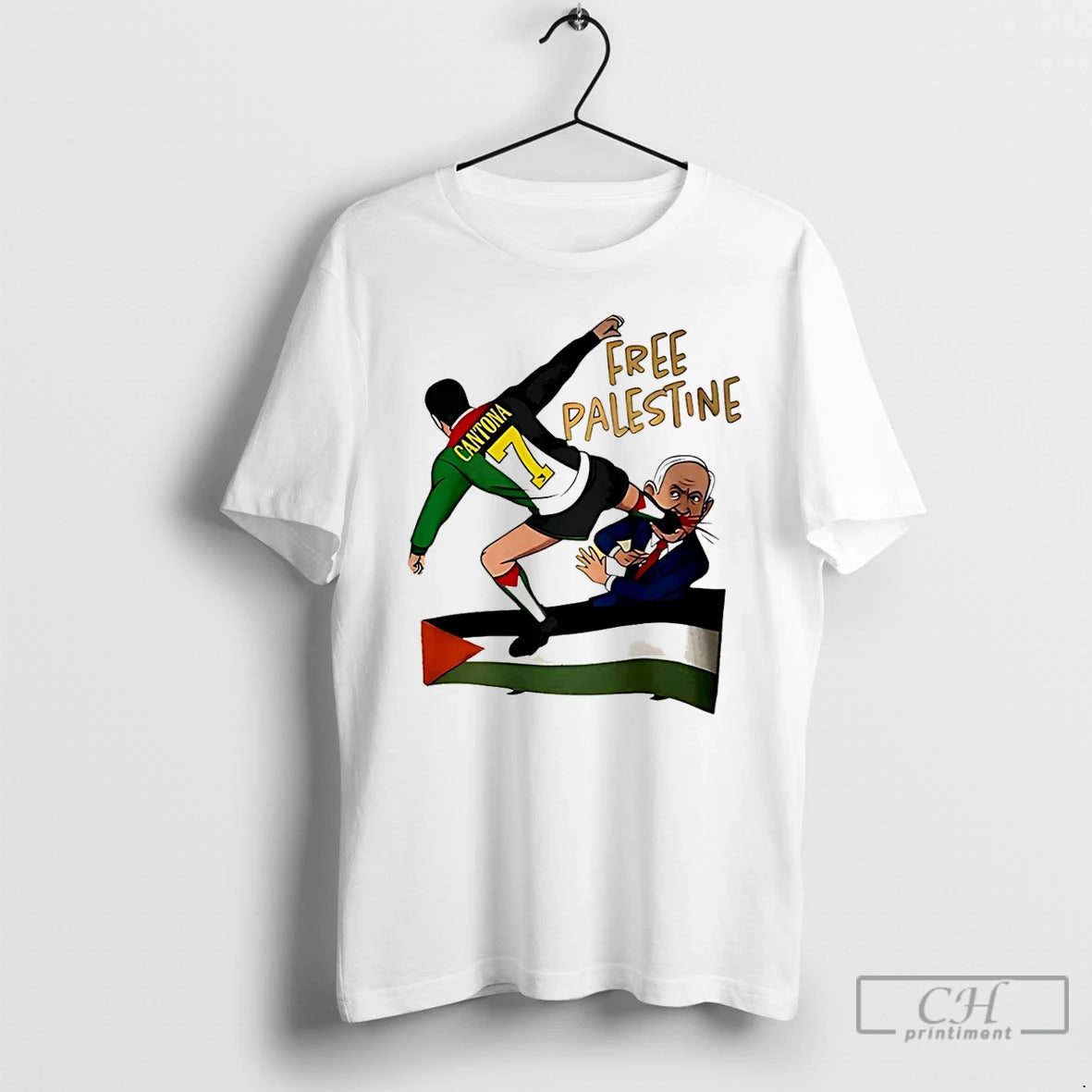 Classic Eric Cantona Free Palestine T-Shirts, Hoodie, Sweatshirt | InkNestWear.com