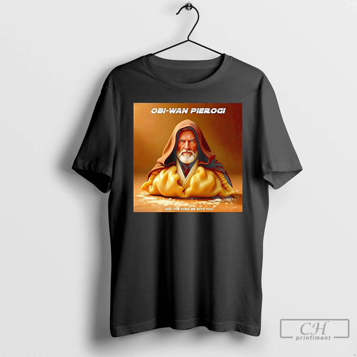 Classic Ewan Mcgregor Obi Wan Pierogi May The Fork Be With You T Shirts Hoodie, Sweatshirt | InkNestWear.com
