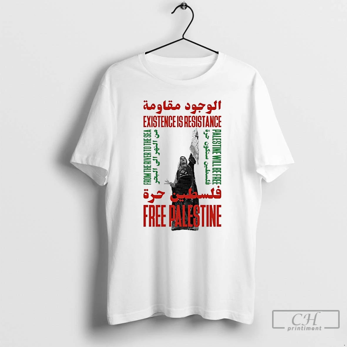 Classic Existence Is Resistance Free Palestine T Shirts Hoodie, Sweatshirt | InkNestWear.com