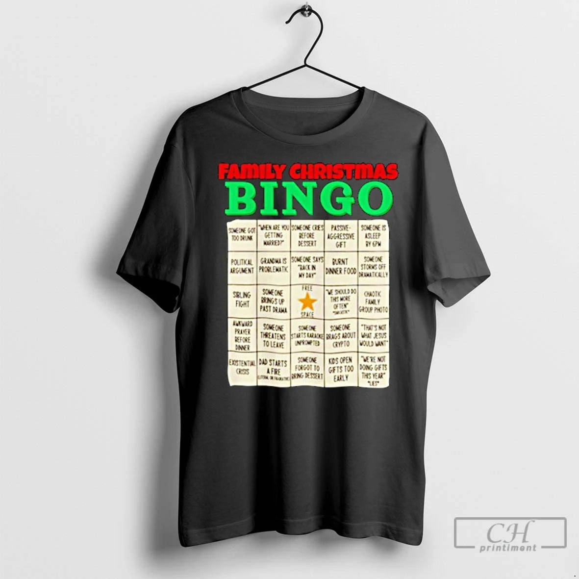 Classic Family Christmas Bingo T-Shirts, Hoodie, Sweatshirt | InkNestWear.com