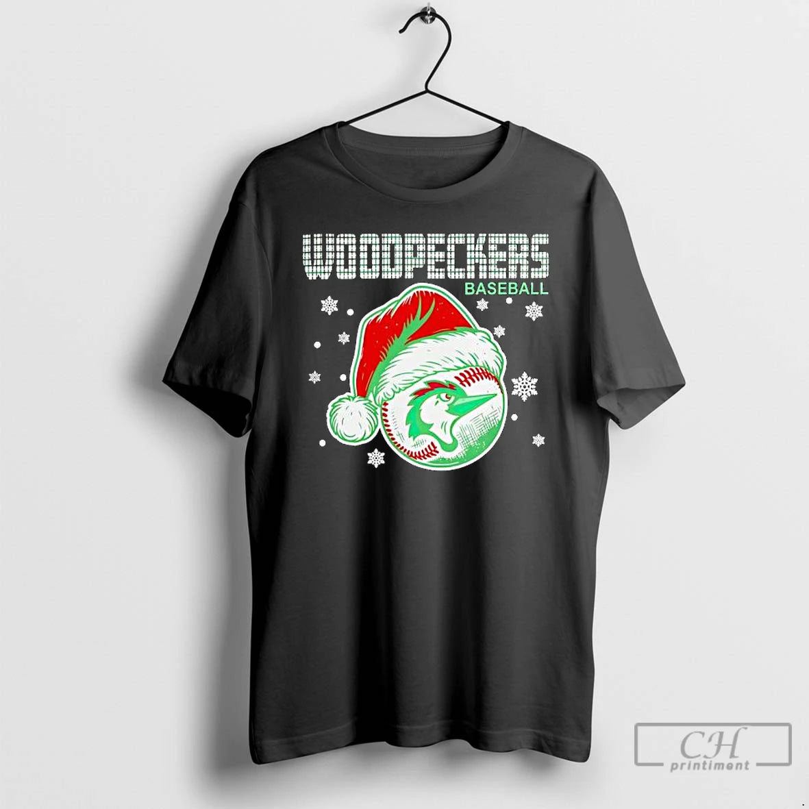 Classic Fayetteville Woodpeckers Santa Hat Baseball Christmas T Shirts Hoodie, Sweatshirt | InkNestWear.com