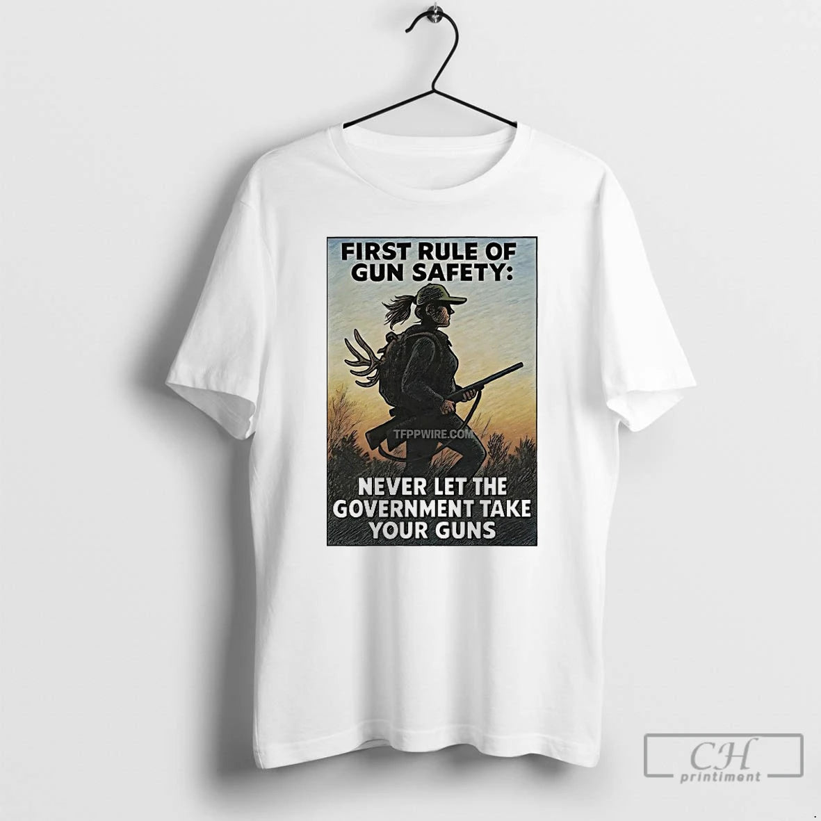 Classic First Rule Of Gun Safety Never Let The Government Take Your Guns T Shirts Hoodie, Sweatshirt | InkNestWear.com