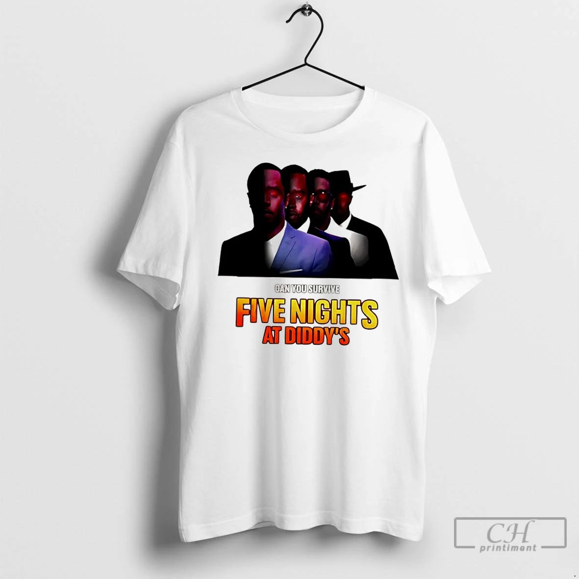 Classic Five Nights At Diddys Vintage Can You Survive Graphic T-Shirts, Hoodie, Sweatshirt | InkNestWear.com