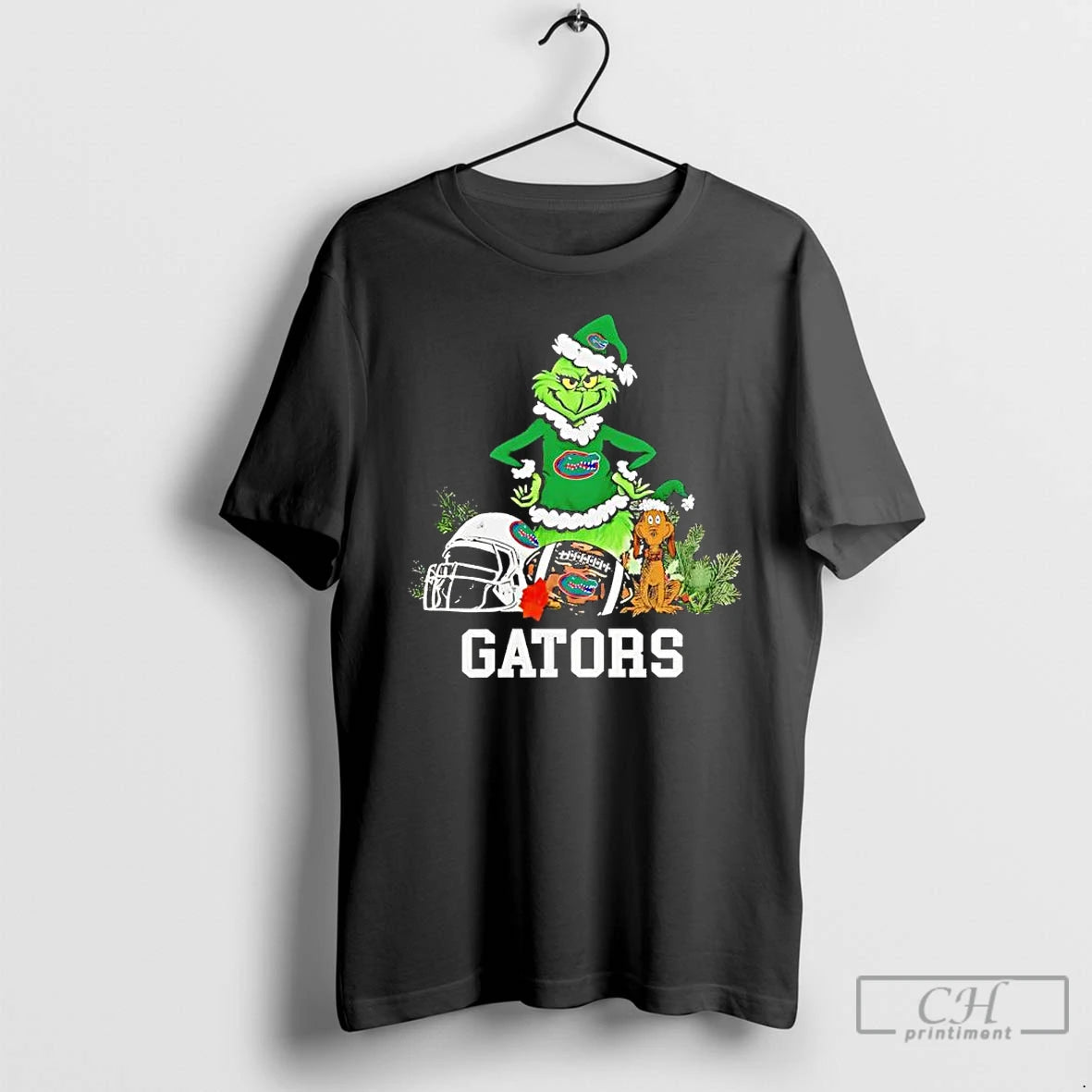 Classic Florida Gators The Grinch And Max Helmet Christmas 2025 T-Shirts, Hoodie, Sweatshirt | InkNestWear.com