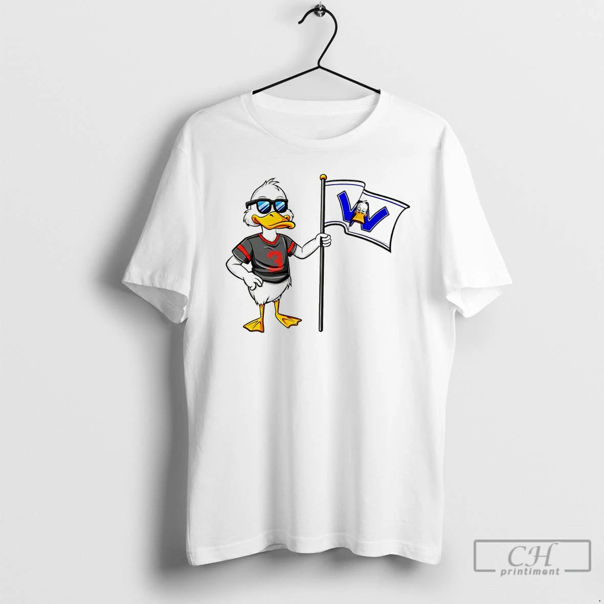 Classic Fly The Dub Duck Sports Mascot T Shirts Hoodie, Sweatshirt | InkNestWear.com
