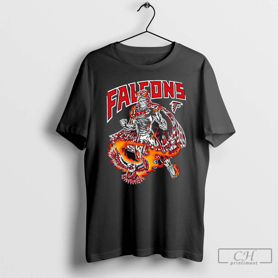 Classic Flying Atlanta Falcons Football Fire Graphic T Shirts Hoodie, Sweatshirt | InkNestWear.com
