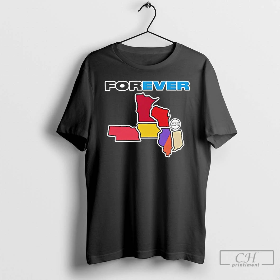 Classic Forever Map Of Several Us States T Shirts Hoodie, Sweatshirt | InkNestWear.com