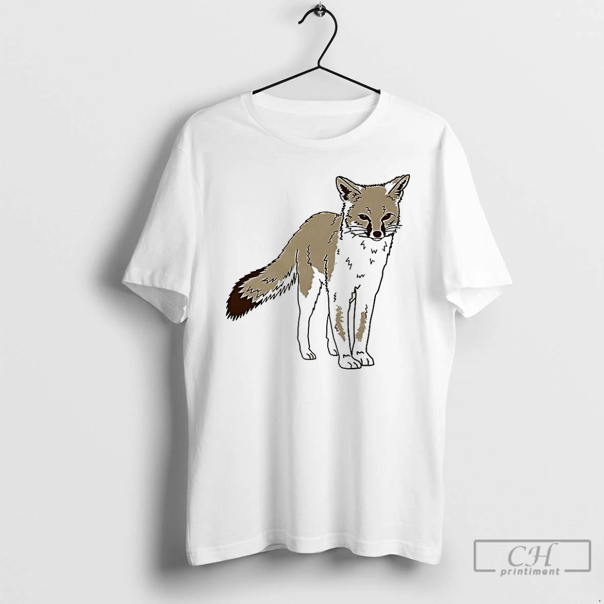 Classic Fox Sketch Urocyon Cinereoargenteus T Shirts Hoodie, Sweatshirt | InkNestWear.com
