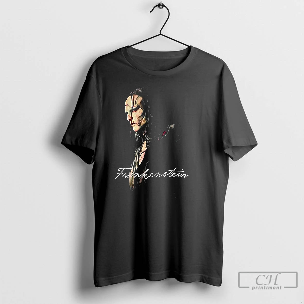 Classic Frankenstein Tilt Angle Horror Halloween T Shirts Hoodie, Sweatshirt | InkNestWear.com