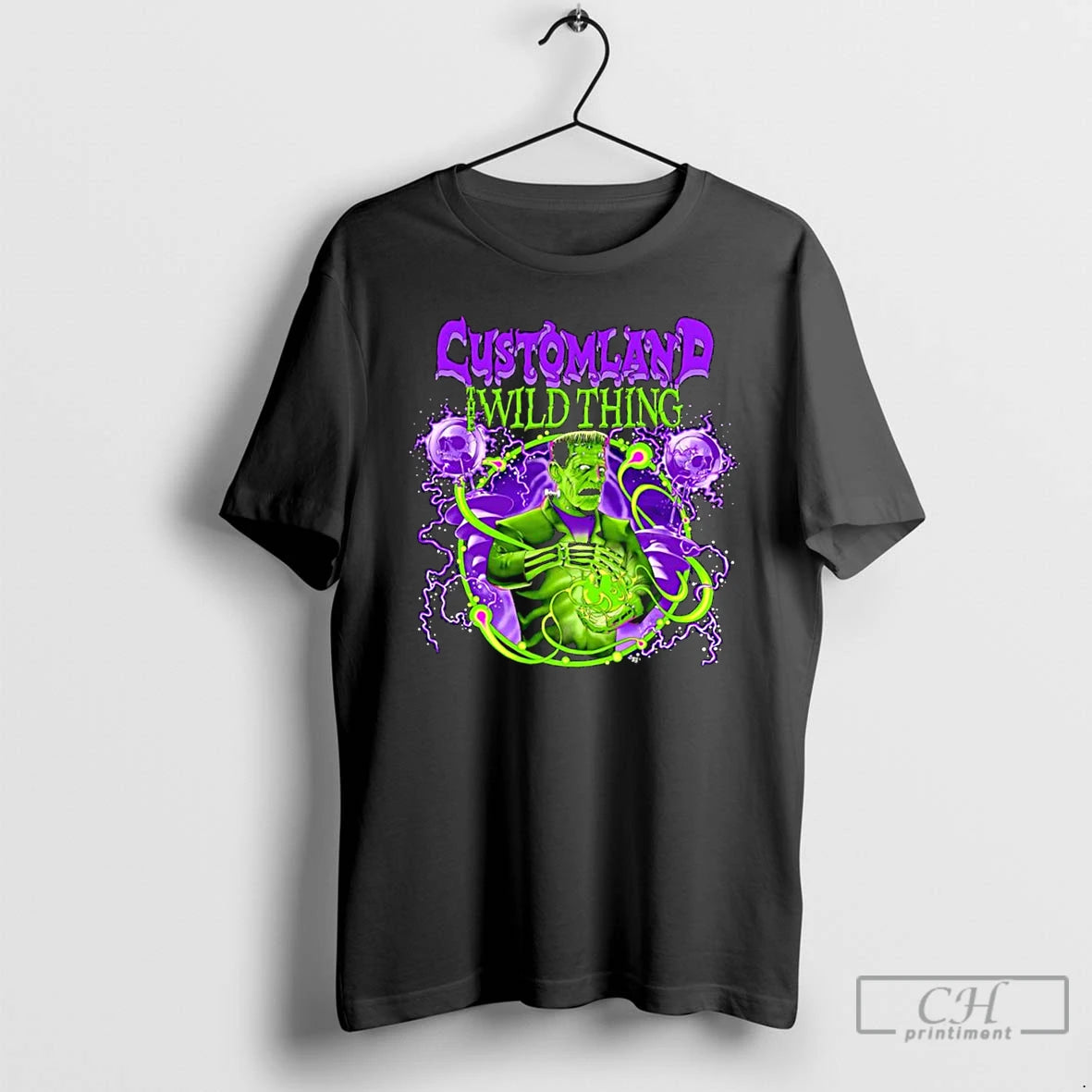 Classic Frankensteins Monster Customland The Wild Thing Graphic T Shirts Hoodie, Sweatshirt | InkNestWear.com