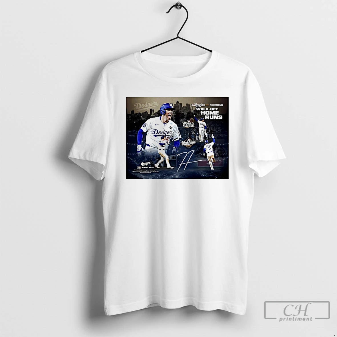 Classic Freddie Freeman Los Angeles Dodgers Autographed 2025 Postseason Moment T Shirts Hoodie, Sweatshirt | InkNestWear.com