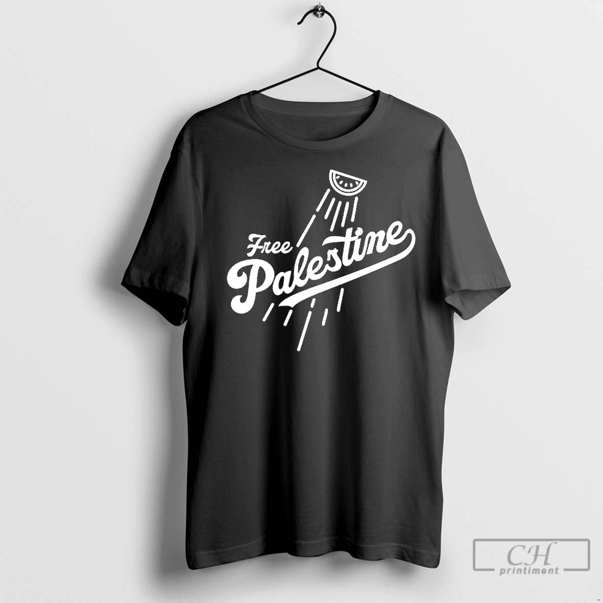 Classic Free Palestine X Los Angeles Dodgers Watermelon Logo T-Shirts, Hoodie, Sweatshirt | InkNestWear.com