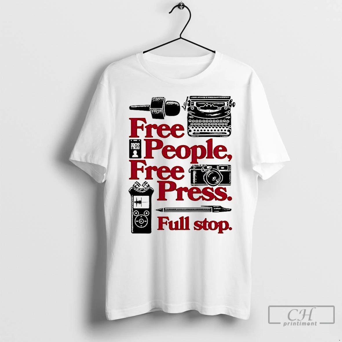 Classic Free People Free Press Full Stop Press And Media T-Shirts, Hoodie, Sweatshirt | InkNestWear.com