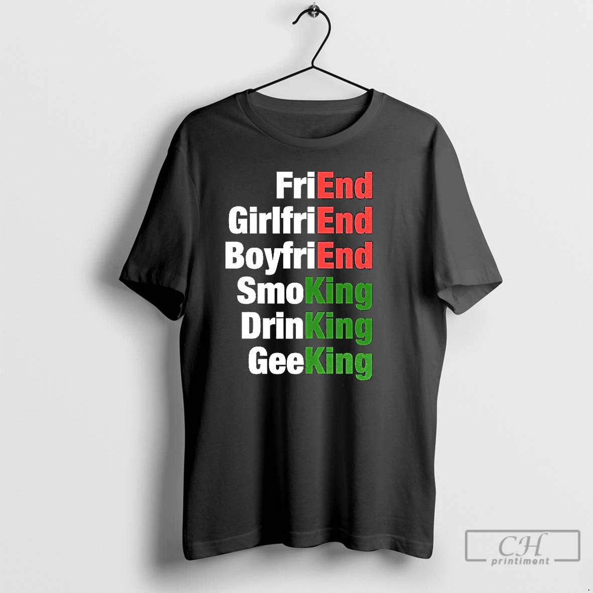 Classic Friend Girlfriend Boyfriend Smoking Drinking Geeking Ending T-Shirts, Hoodie, Sweatshirt | InkNestWear.com
