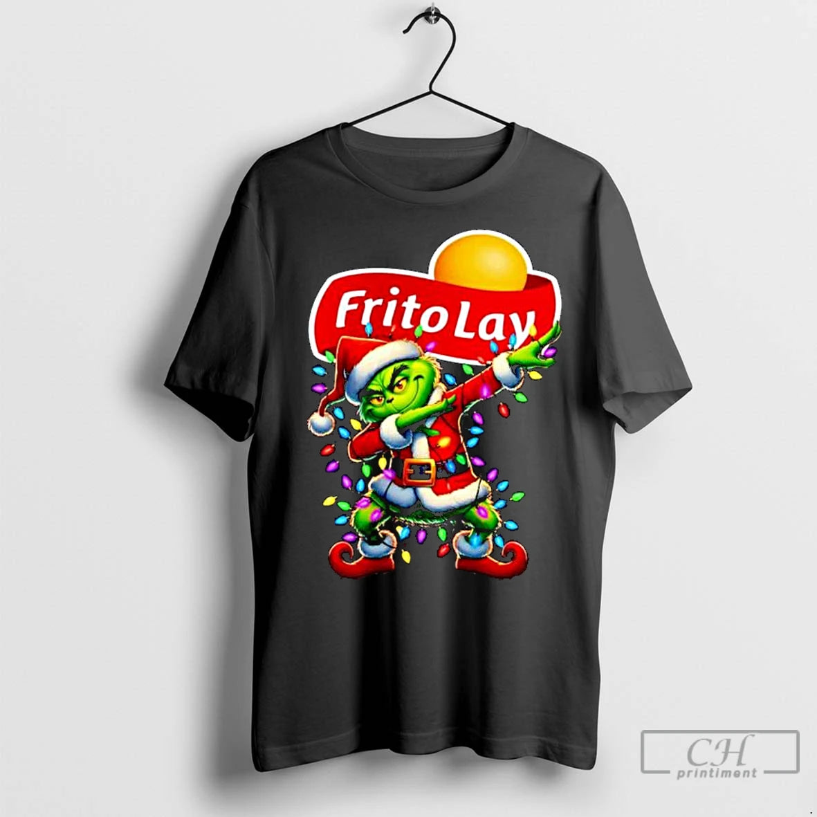 Classic Fritolay X Grinch Dabbing Merry Christmas Ornaments T-Shirts, Hoodie, Sweatshirt | InkNestWear.com