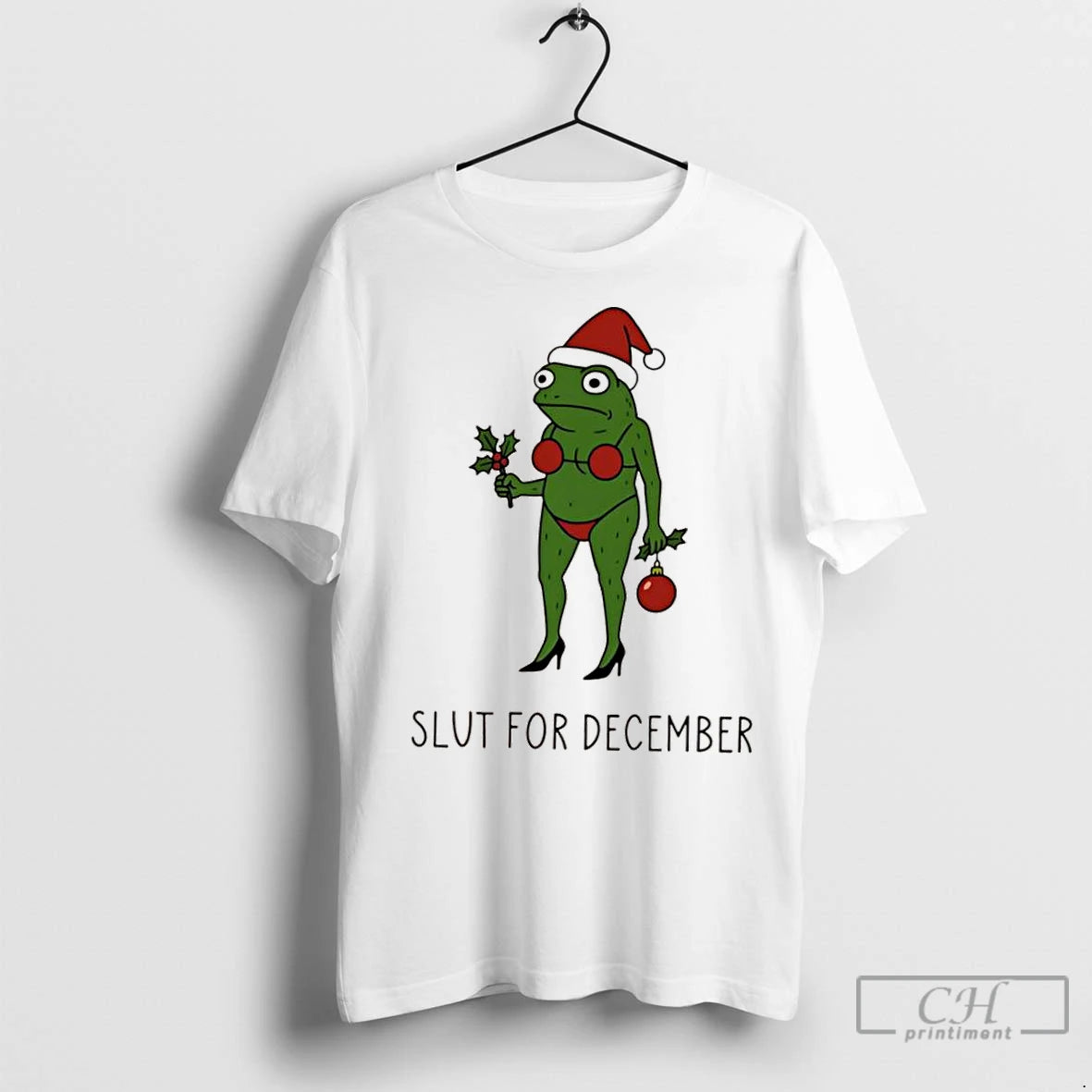 Classic Frog Christmas Slut For December T-Shirts, Hoodie, Sweatshirt | InkNestWear.com