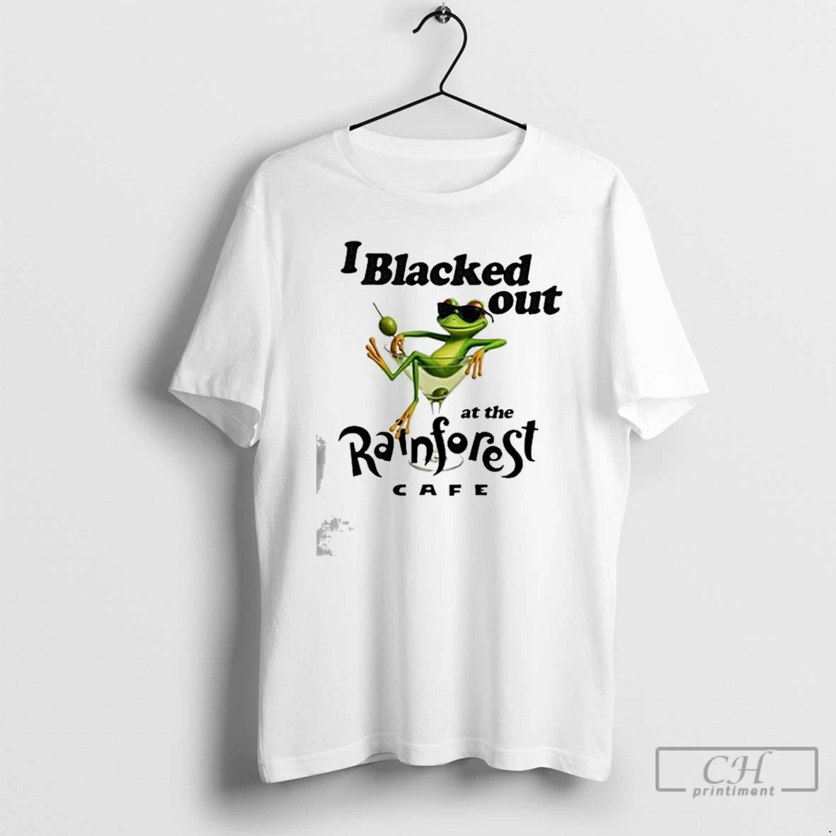 Classic Frog Martini Glass I Blacked Out At The Rainforest Cafe Graphic T Shirts Hoodie, Sweatshirt | InkNestWear.com