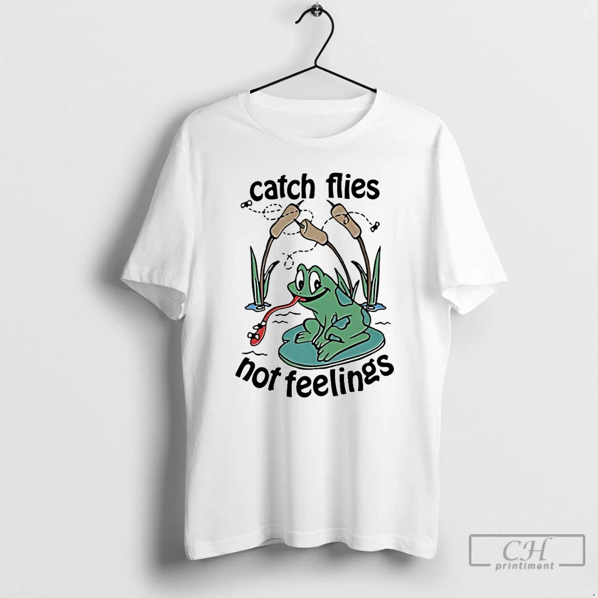 Classic Frog On The Bone Catch Flies Not Feelings T Shirts Hoodie, Sweatshirt | InkNestWear.com