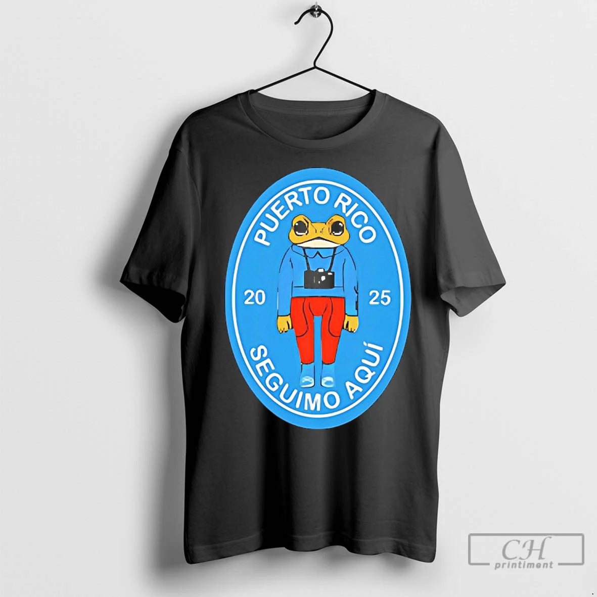 Classic Frog Puerto Rico Seguimo Aqui 2025 T-Shirts, Hoodie, Sweatshirt | InkNestWear.com