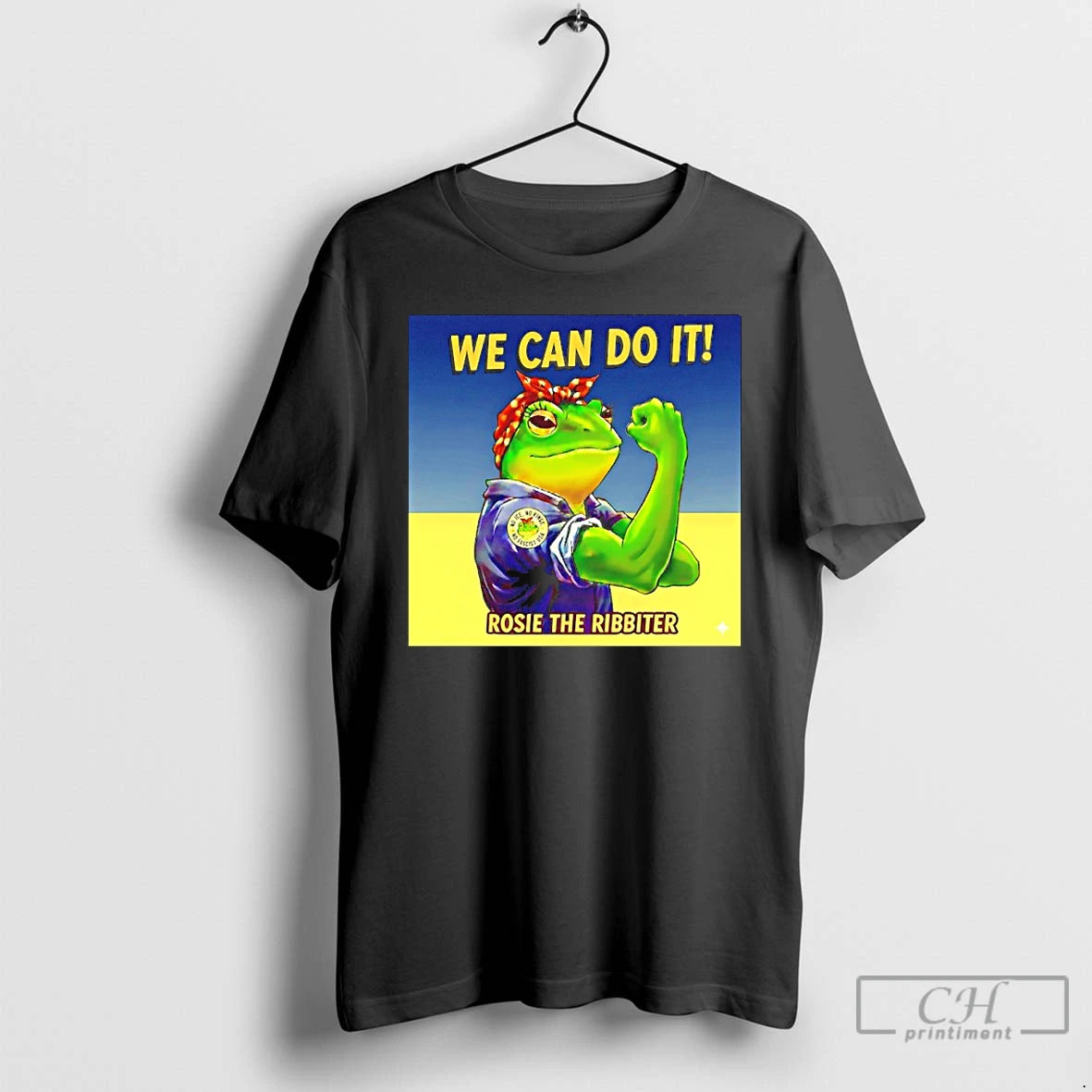Classic Frog We Can Do It Rosie The Ribbiter T Shirts Hoodie, Sweatshirt | InkNestWear.com