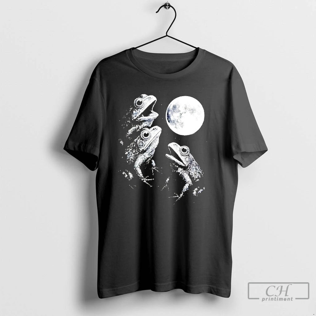 Classic Frogs Howling To Moon T-Shirts, Hoodie, Sweatshirt | InkNestWear.com