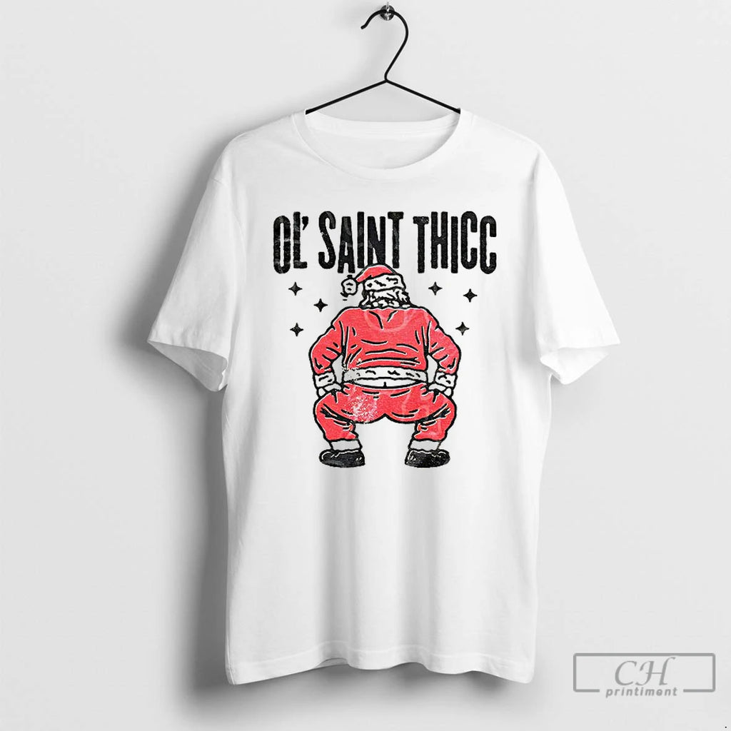 Classic Funny Ol Santa Thicc Christmas T-Shirts, Hoodie, Sweatshirt | InkNestWear.com