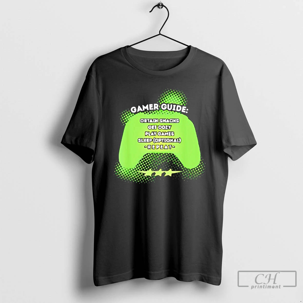 Classic Gamer Guide Obtain Snacks Get Cozy Play Games T-Shirts, Hoodie, Sweatshirt | InkNestWear.com