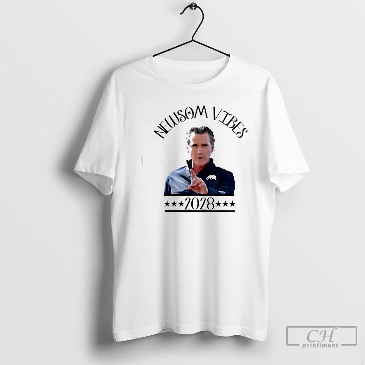Classic Gavin Newsom Vibes 2028 Political Campaign T-Shirts, Hoodie, Sweatshirt | InkNestWear.com