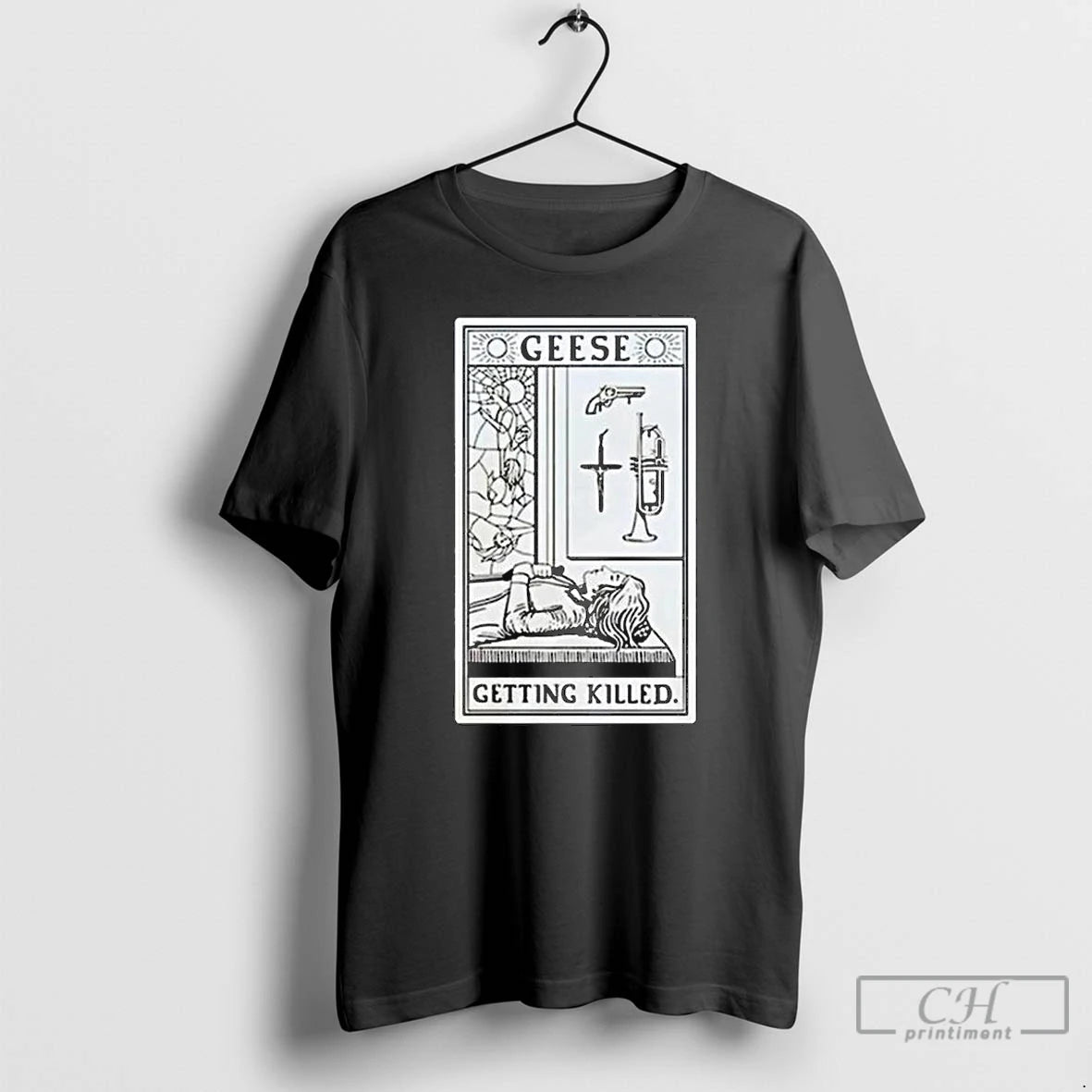 Classic Geese Getting Killed Long Sleve T Shirts Hoodie, Sweatshirt | InkNestWear.com