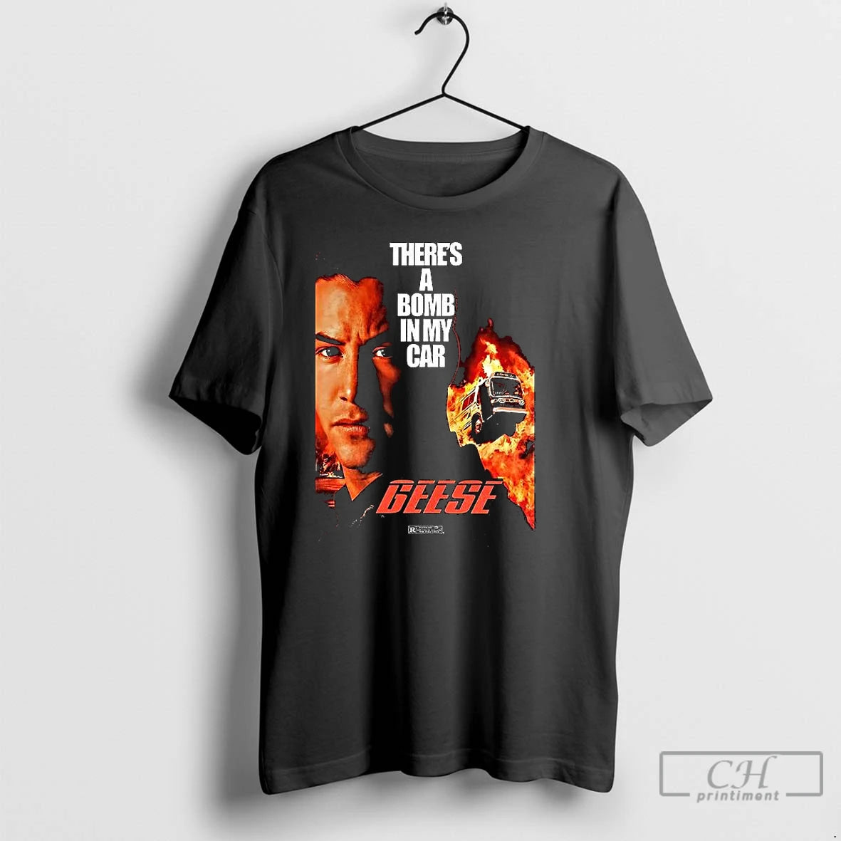 Classic Geese Keanu Theres A Bomb In My Car T-Shirts, Hoodie, Sweatshirt | InkNestWear.com