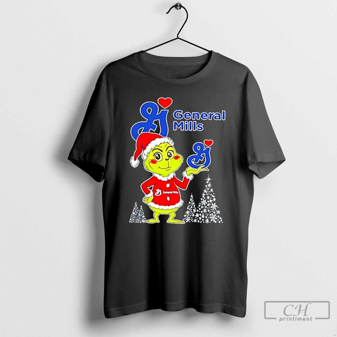 Classic General Mills And Grinchmas Christmas Tree T Shirts Hoodie, Sweatshirt | InkNestWear.com