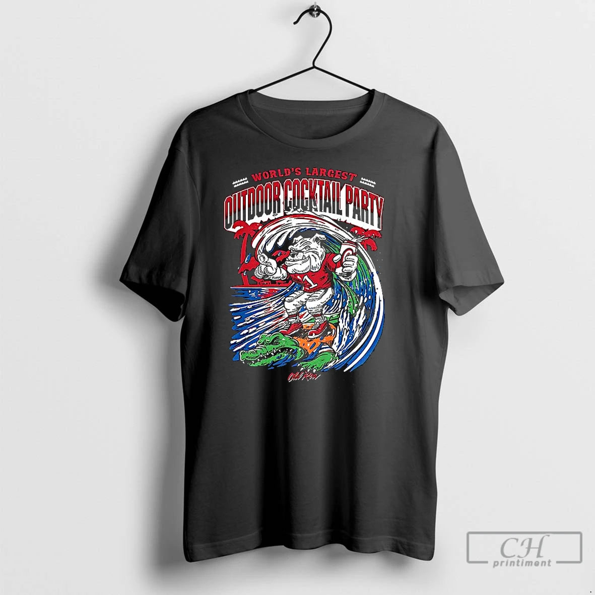 Classic Georgia Bulldogs Vs Florida Gators Worlds Largest Outdoor Cocktail Party Mascot T-Shirts, Hoodie, Sweatshirt