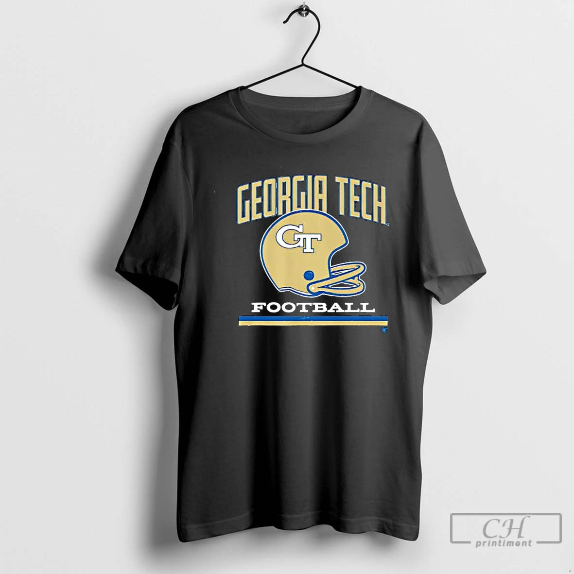 Classic Georgia Tech Football Helmet Grid Logo T Shirts Hoodie, Sweatshirt | InkNestWear.com