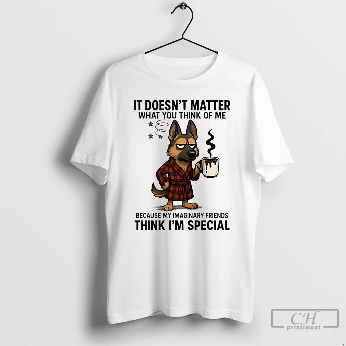 Classic German Shepherd It Doesnt Matter What You Think T Shirts Hoodie, Sweatshirt | InkNestWear.com