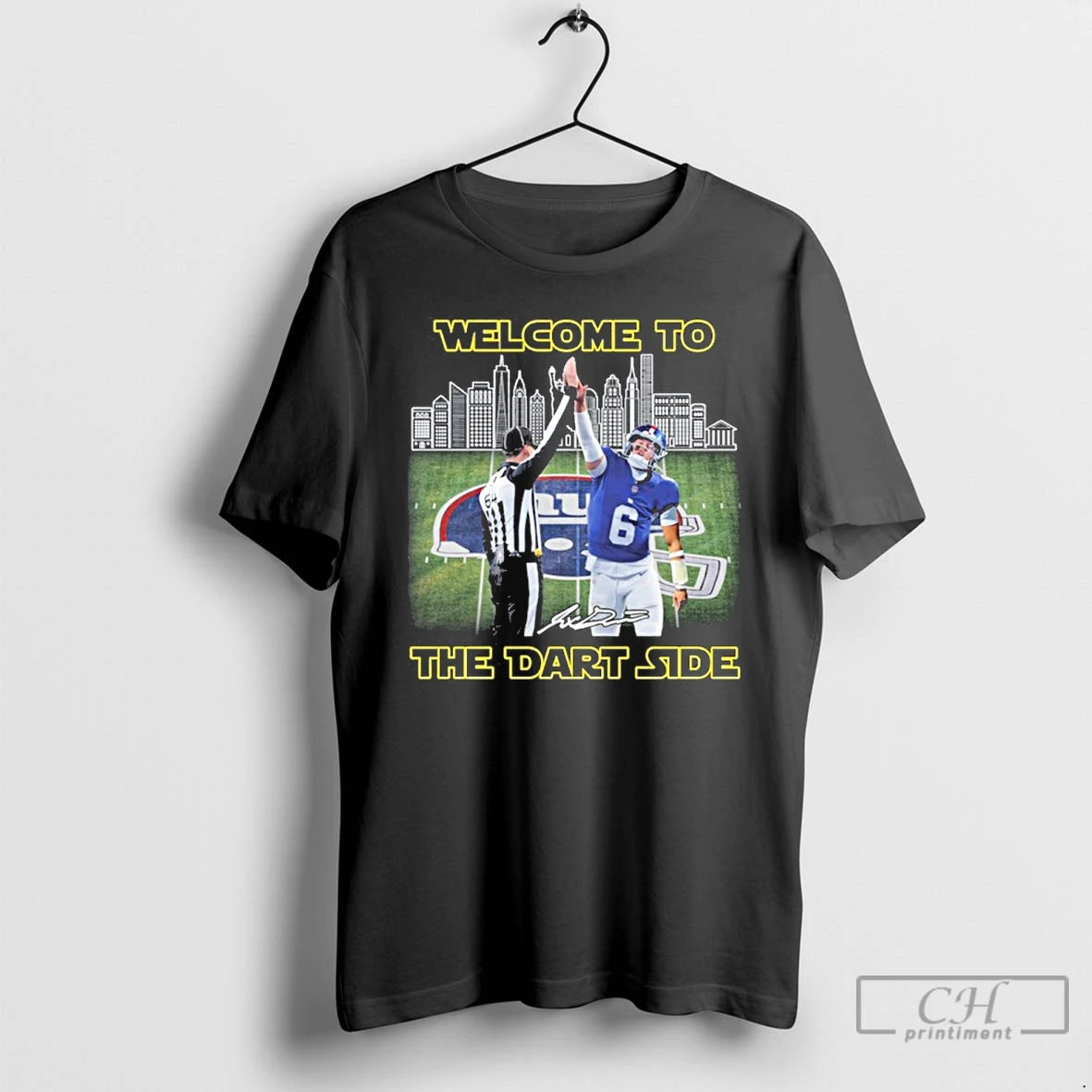 Classic Giants Dart Jaxson Welcome To The Dart Side T Shirts