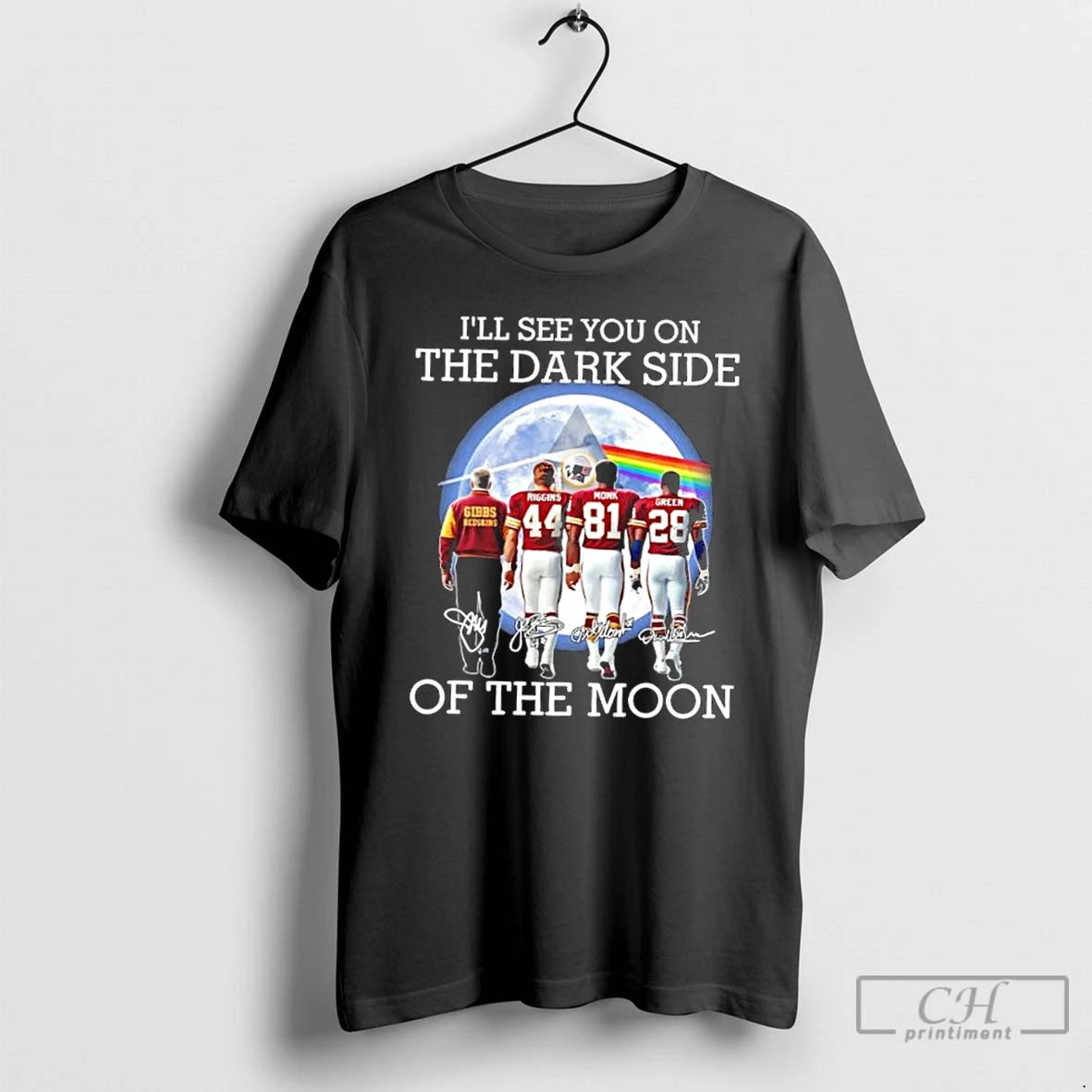 Classic Gibbs Redskins And Legends Ill See You On The Dark Side Of The Moon T-Shirts, Hoodie, Sweatshirt | InkNestWear.com