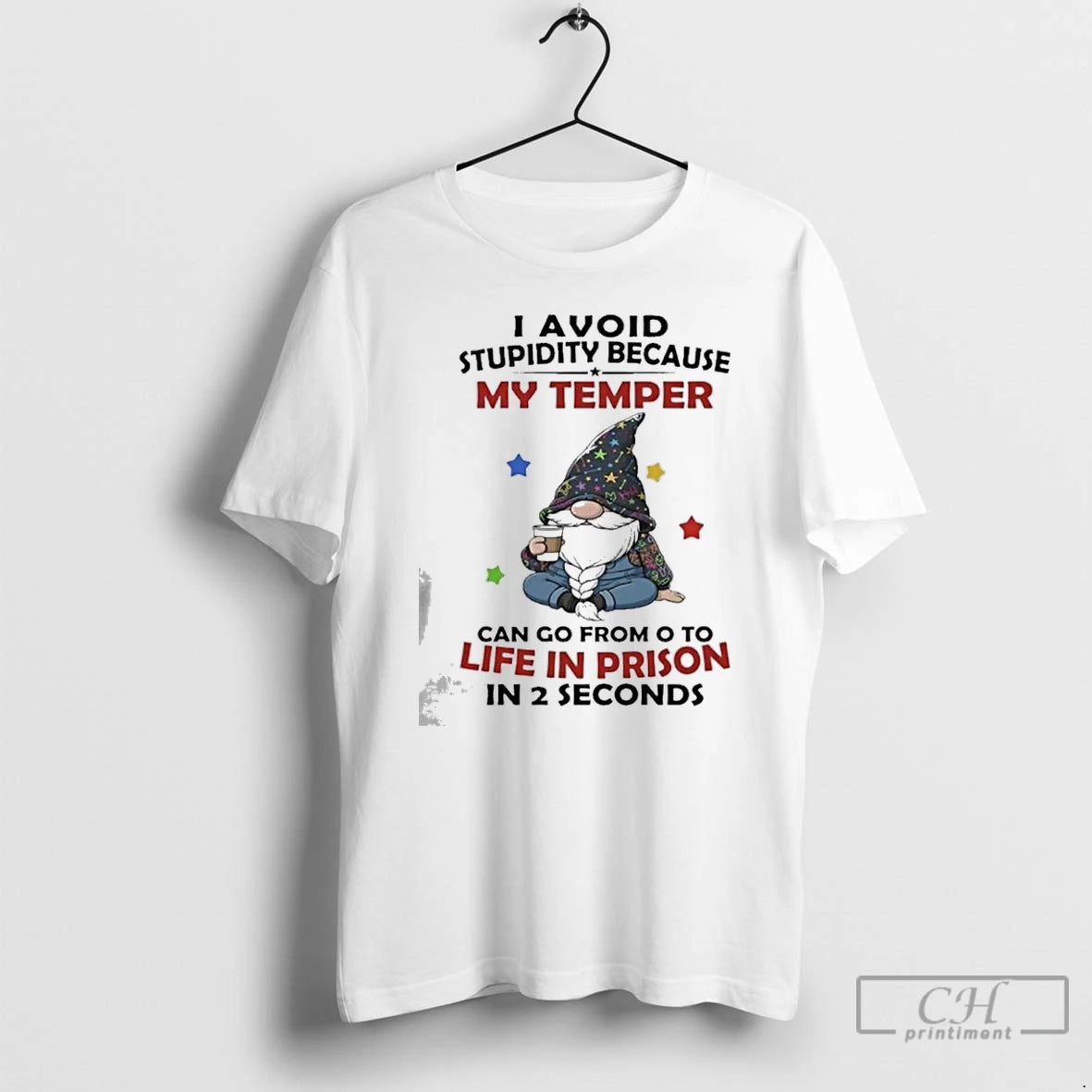 Classic Gnome I Avoid Stupidity Because My Temper Can Go From 0 To Life In T-Shirts, Hoodie, Sweatshirt | InkNestWear.com