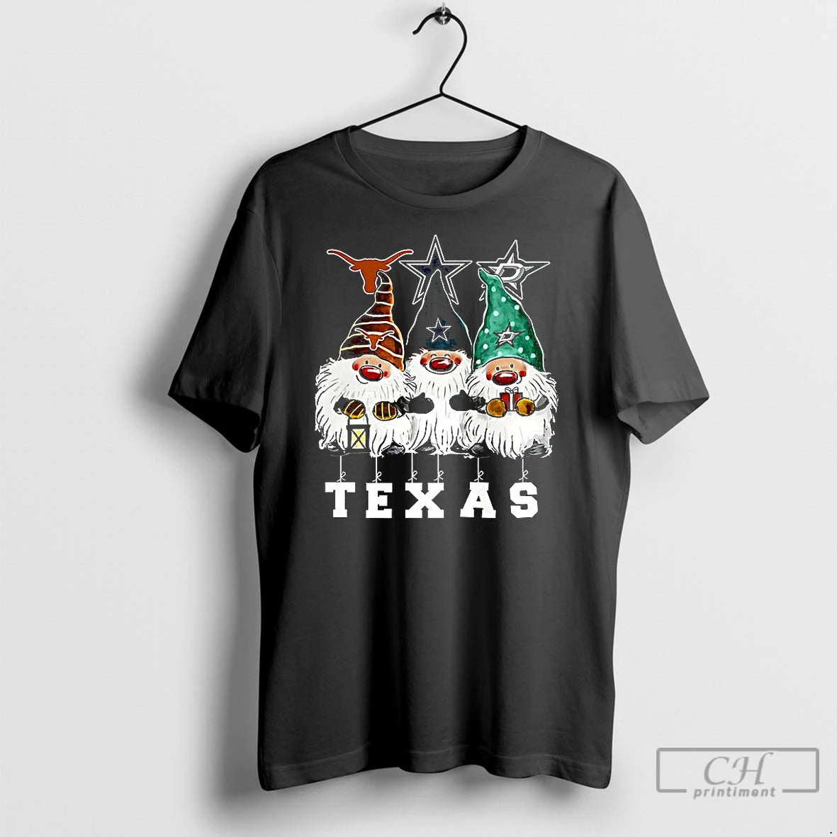 Classic Gnome Texas Seahawks Dallas Cowboys Dallas Stars Christmas T-Shirts, Hoodie, Sweatshirt | InkNestWear.com