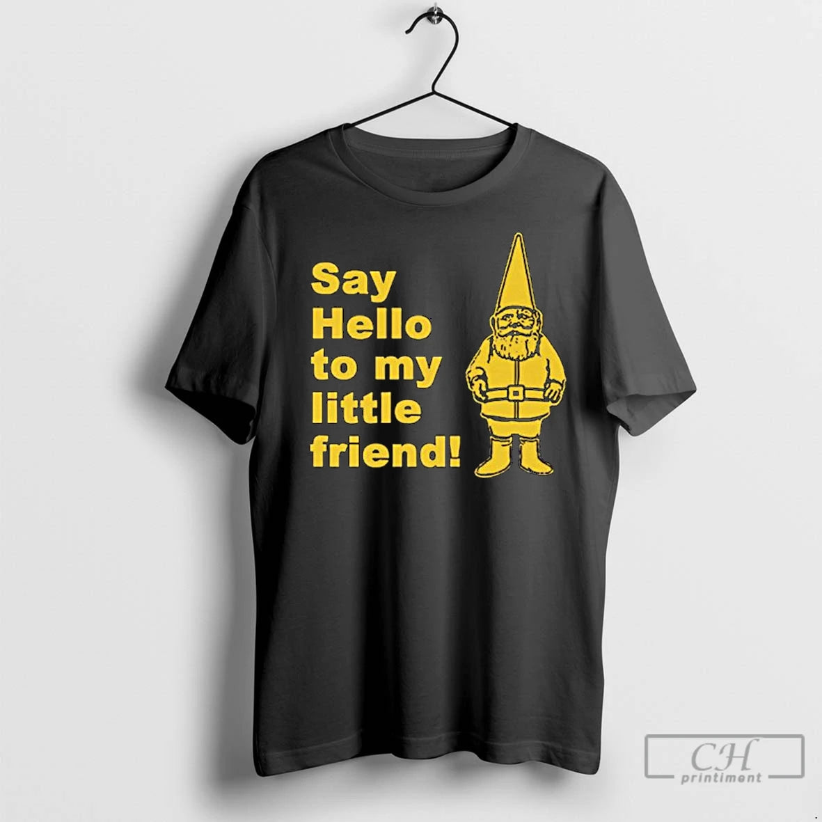 Classic Gnome Say Hello To My Little Friend Ornaments T-Shirts, Hoodie, Sweatshirt | InkNestWear.com