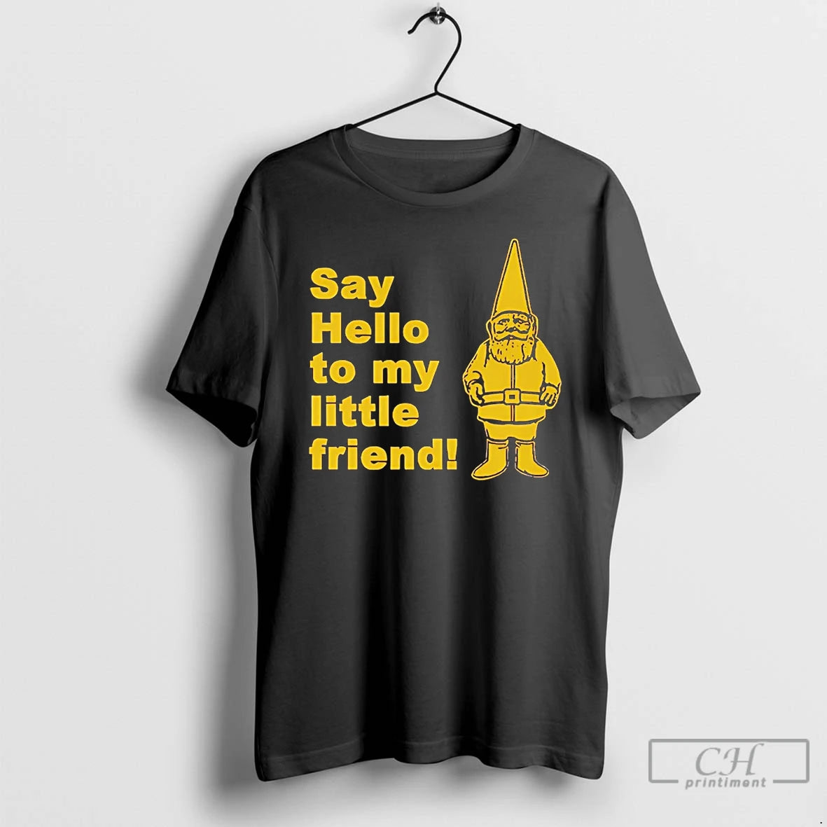 Classic Gnome Say Hello To My Little Friend T Shirts Hoodie, Sweatshirt | InkNestWear.com