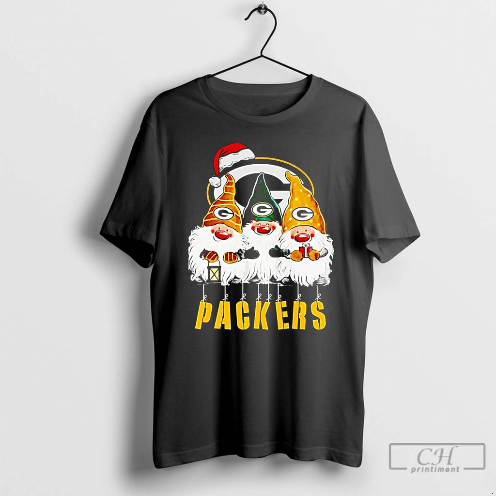 Classic Gnomes Green Bay Packers Merry Christmas T-Shirts, Hoodie, Sweatshirt | InkNestWear.com