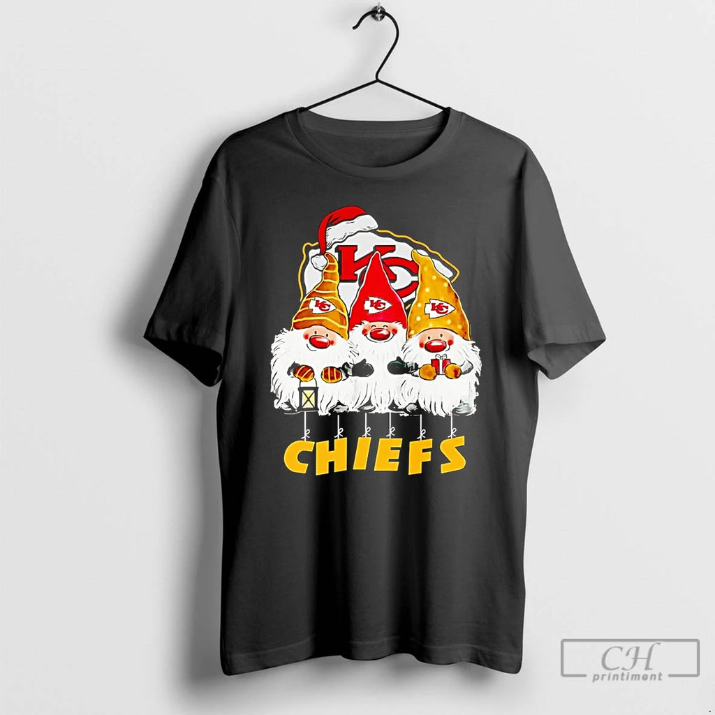 Classic Gnomes Kansas City Chiefs Merry Christmas T-Shirts, Hoodie, Sweatshirt | InkNestWear.com
