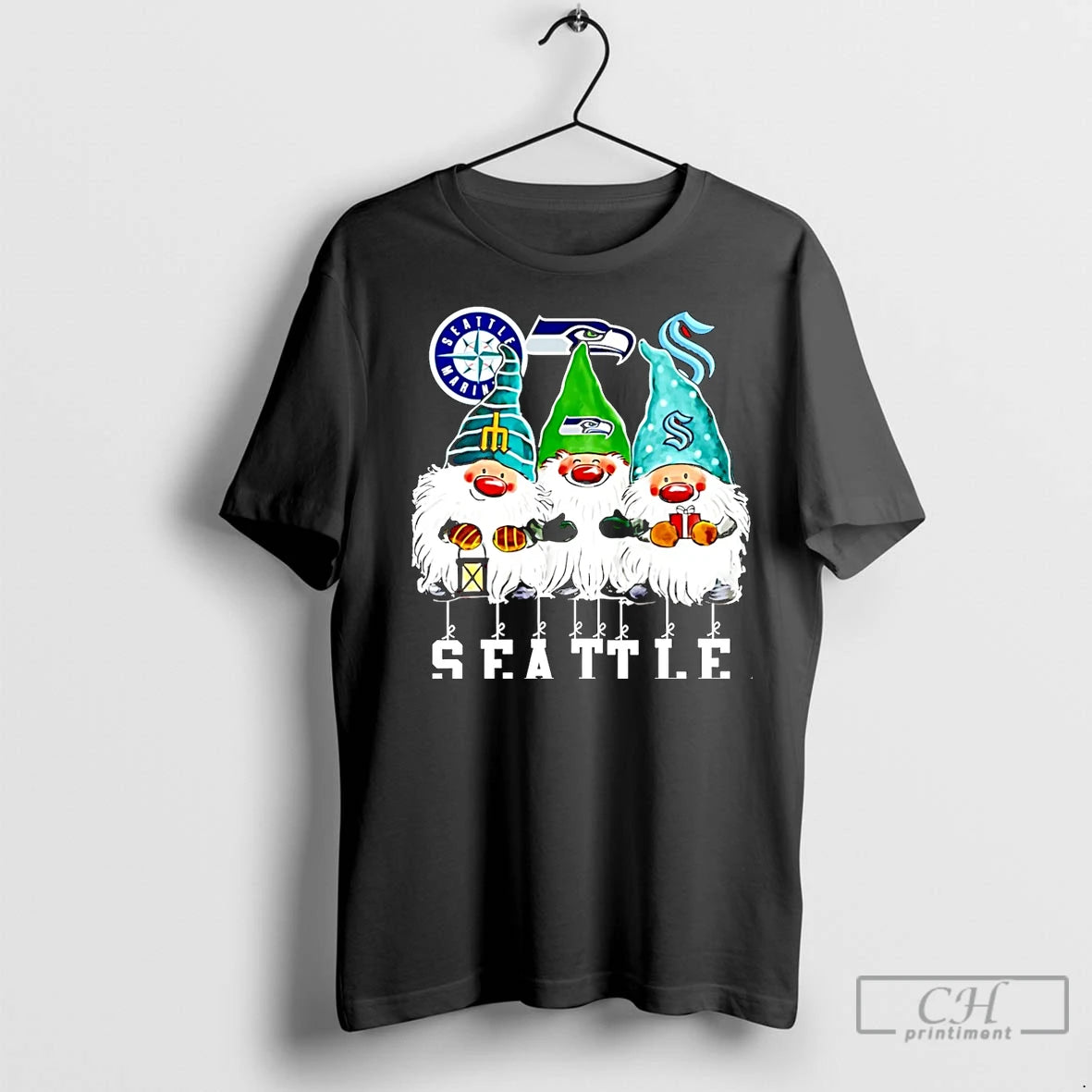 Classic Gnomies Seattle Sports Team Merry Christmas Christmas T-Shirts, Hoodie, Sweatshirt | InkNestWear.com