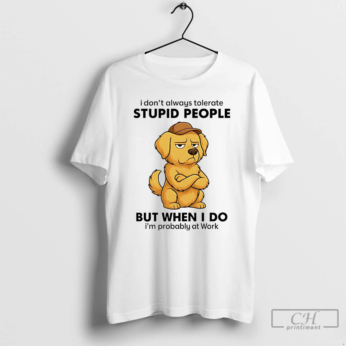 Classic Golden Retriever I Dont Always Tolerate People T Shirts Hoodie, Sweatshirt | InkNestWear.com