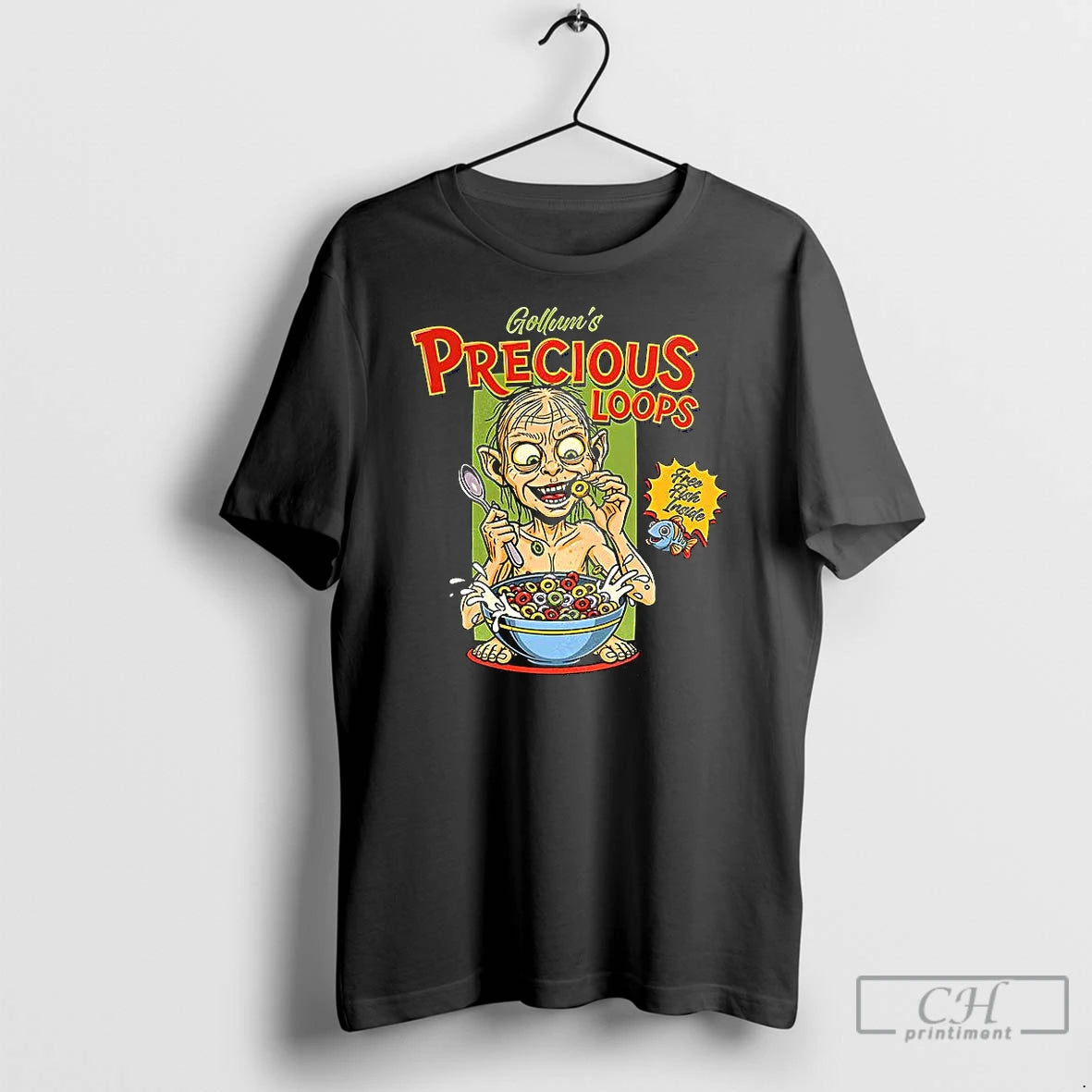 Classic Gollums Precious Loops Lord Of The Ring Vs Froot Loops Parody T-Shirts, Hoodie, Sweatshirt | InkNestWear.com